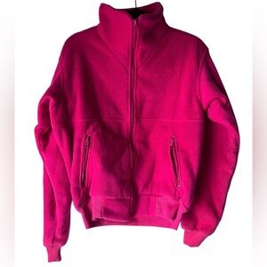 REI fleece zip-up pink sweater size‎ 10